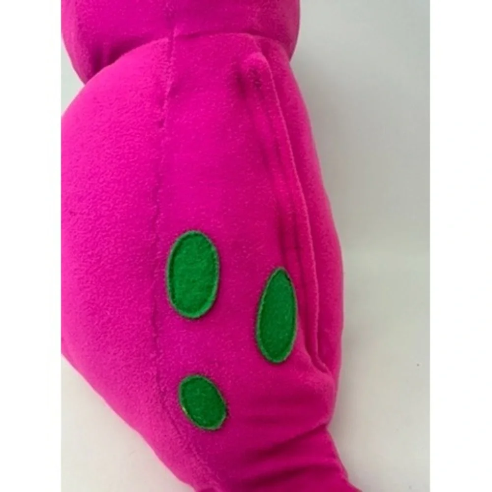 Vintage Barney the Dinosaur Playskool Purple Green Talking Toy 90s Retro